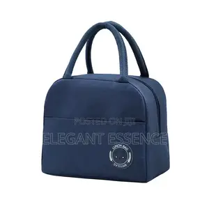 Thermal Lunch Bag With 3 Airtight Glass Food Bowls