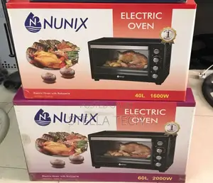 Nunix 4 Knob Settings 60 Litres Electric Rotisserie Oven