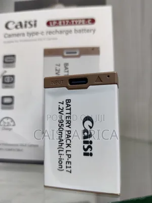Caisi Lp-E17 Type-C Rechargeable Battery 950mah
