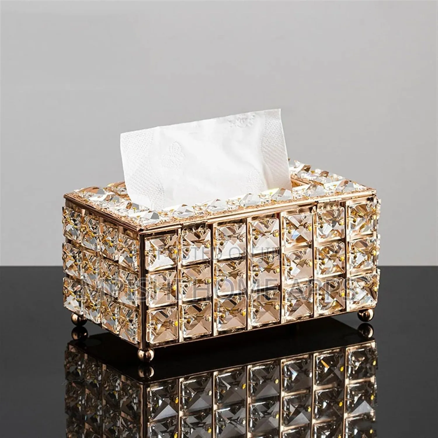 Luxury Crystal Tissue Box