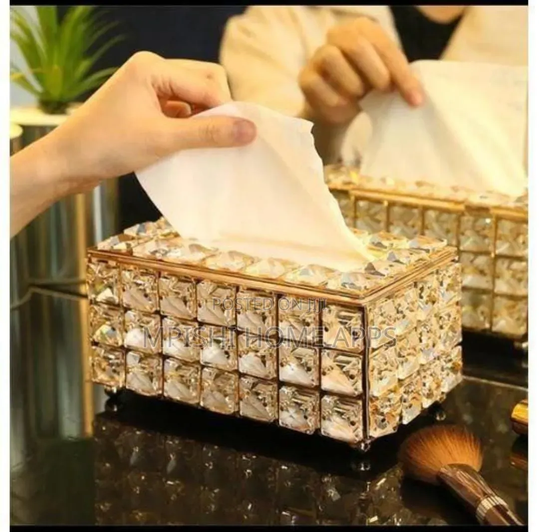Luxury Crystal Tissue Box
