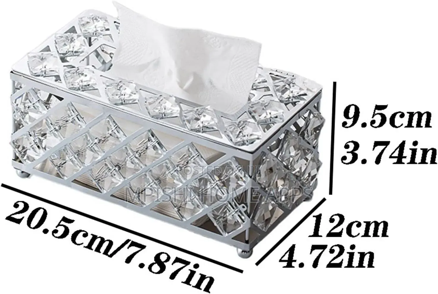 Luxury Crystal Tissue Box