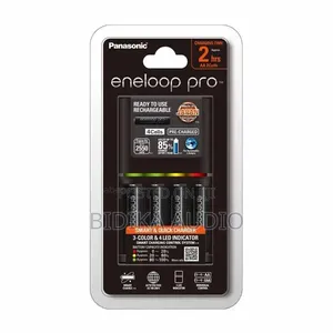 Panasonic Eneloop Pro Rechargeable Aa Batteries and Charger