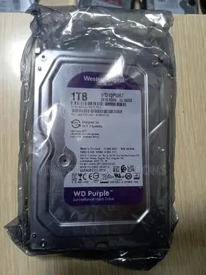 Wd Purple Surveillance Hard Drive - 1tb, 64 Mb, 5400 RPM