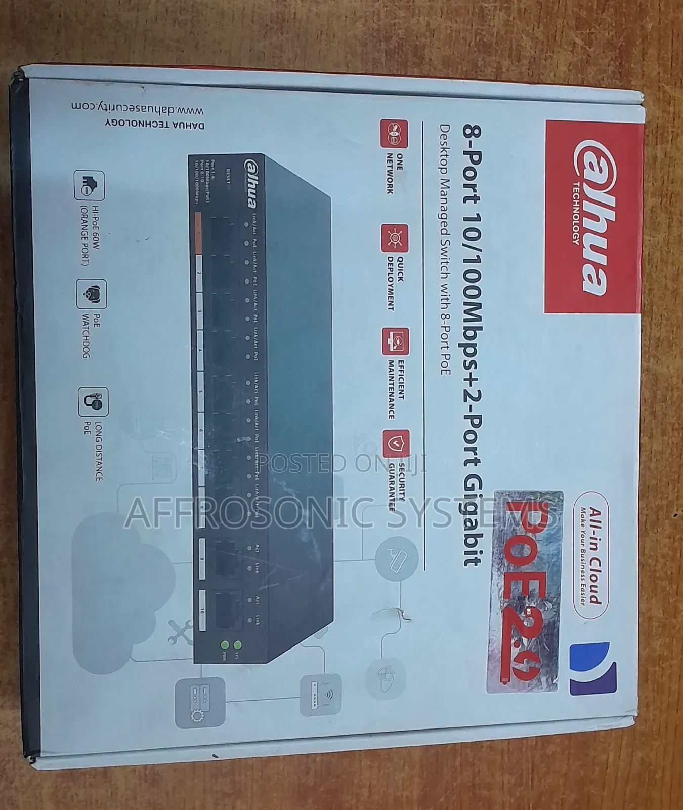 8 Port Dahua Poe Switch