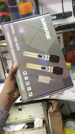 Sm 820 Shure Wirelesd Microphone