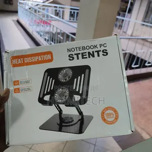 Adjustable Laptop Stands With 2 Fans Available for Pc
