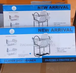 3 Tier Dish Rack Drainer,Organize Your Kitchen With The Nunix 3-tier