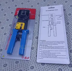 Network Electronic Pass-Through Rj45, Rj12, and Rj11 Crimper Tool
