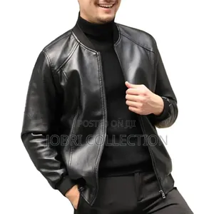 High Quality Black Leather Mens Jackets