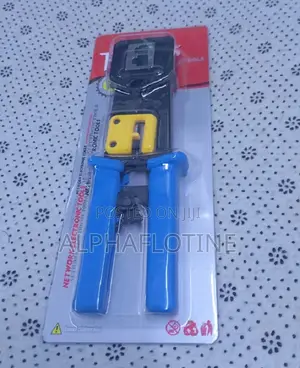 Crimping Pliers for Rj11, Rj12 and Rj45 Plugs, With Cutter