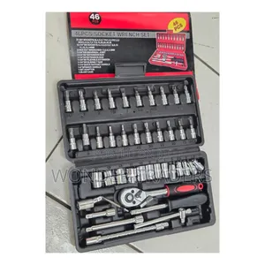 46 PCS Socket Wrench Set 1/4" Dr.Set