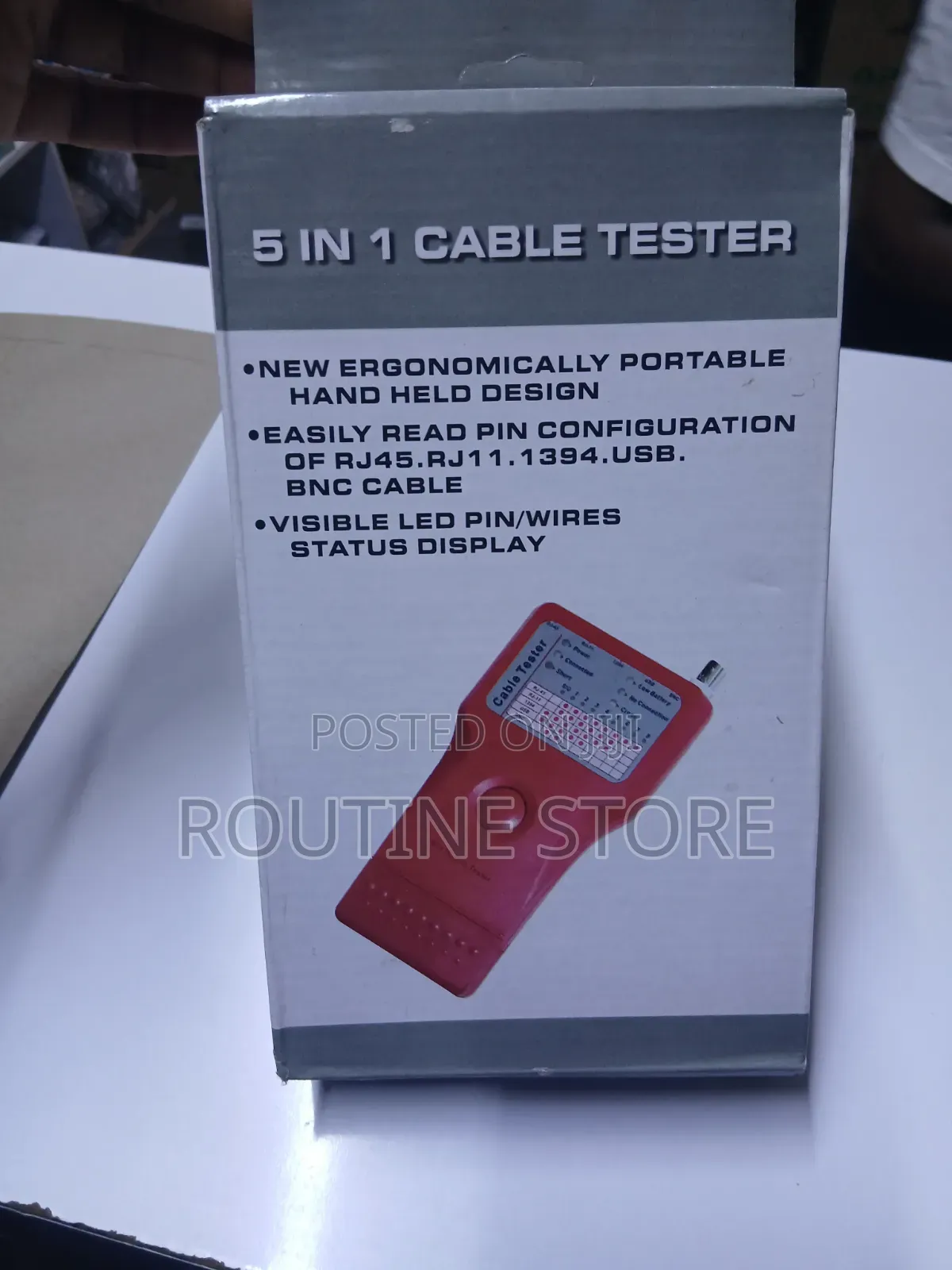 Networking Cable Tester 5 In 1 Bnc,Rj45,Rj11 And Usb