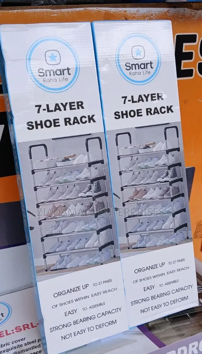 7-Layer Smart Life Shoe Rack,Organize Your Home