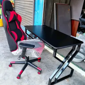 Office Study Desk And Gaming Chair – Modern Work And Gaming Set