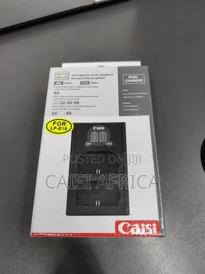 Caisi Cs-Lp-E10 Dual USB Battery Charger for Canon Lp-E10