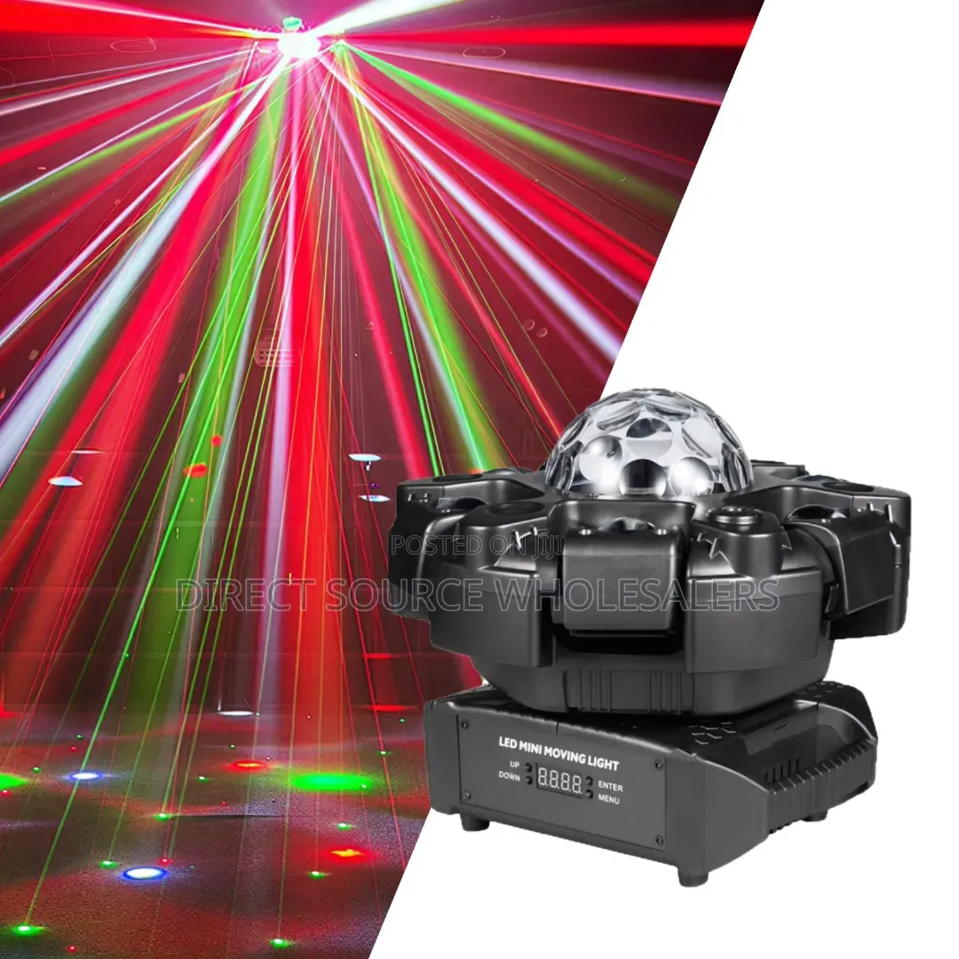High-Power 6-Arm Led Moving Head Light – Dynamic Beam Effects
