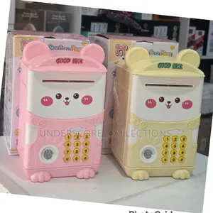 *New Cartoon Finger Print Electronic Piggy Home Bank With Music*