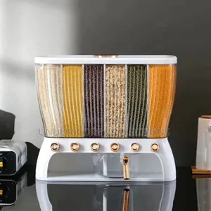 *Acrylic Partitioned Rice/Cereal Dispenser*