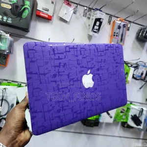 Purple Textured Laptop Skin