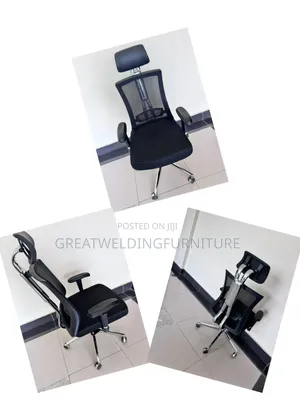 Black Ergonomic High Backed Mesh Office Chair