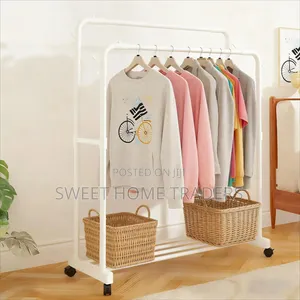 *Double Pole Clothing Rack