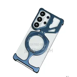 Samsung Galaxy S26 Ultra Metal Bumper Cover, T Shape With 360° Rotatab