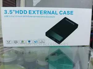 Black Crown 3.5 Drive Enclosure Usb 3.0 Harddisk Enclosure - Black