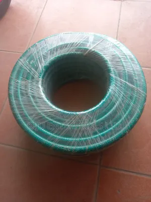 Green Braided Water Hose Pipe 1/2 Inch (0.5") X 30 Metres Heavy Duty