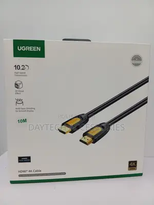 Ugreen Hdmi 2.0 Male to Male Round Cable 10m / at 30hz / 18gbps.