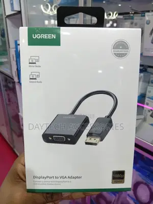 This Is a Ugreen Displayport to Vga Adapter (Model Dp109) - Black