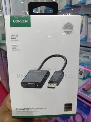 Ugreen Displayport Male to Vga Female Converter Adapter.