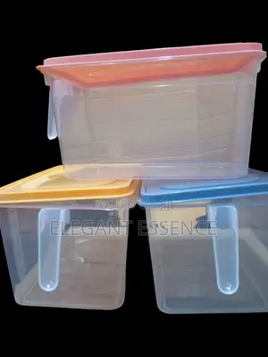 5l Cereal Container With Handle Airtight Kitchen Organizer