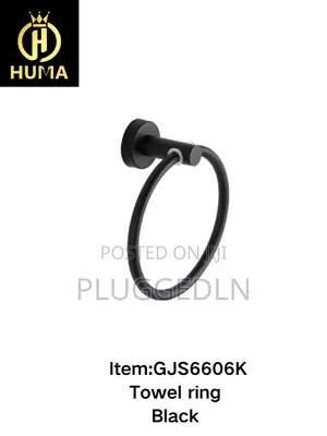 Towel Ring Black Finished