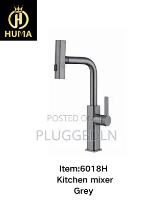 Huma Kitchen Mixer Black Finished