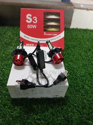 H4 Three Color Led Headlight Bulb – High Power Car Light Upgrade