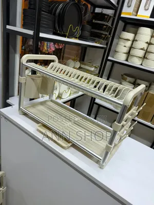 2 Layer White Dishrack