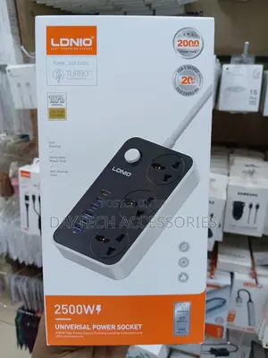 Ldnio Sc3604c Pd20w (3c+3u) 3port Power Strip (New Varient)