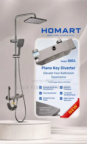 Shower Piano Key Diverter Available