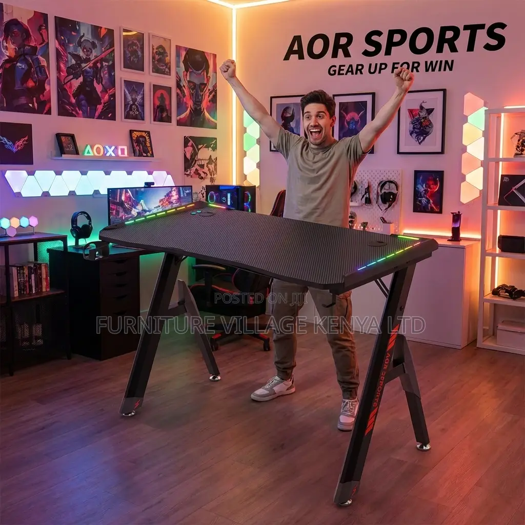Computer Study With Lights