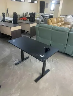 Black 120cm Free Standing Electric Table