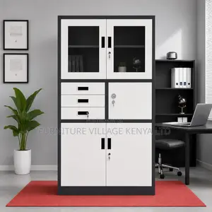2-Door Cabinet With Safe