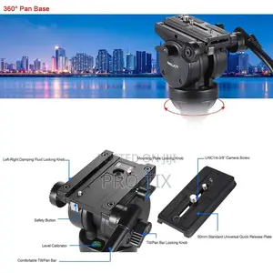 Kingjoy Professional Video Tripod Kit Vt-2500+Vt-2510
