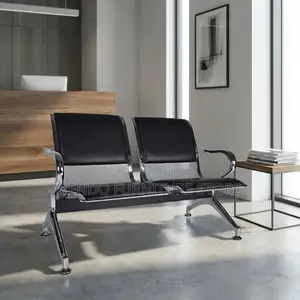 Office Bench : Two-Seat Waiting Room Bench