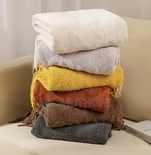 Shawl Nap Blanket Knitted Tassel Decorative Blanke