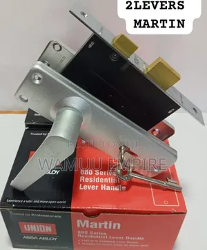 Union 2 Lever Martin Series 680 Residential Lever Handle Lockset,