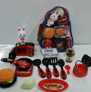 Kitchen Set With Doll