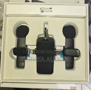  Wireless Microphone With Type C ,iPhone and Jack Aux