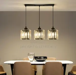 3 Head Modern Crystal Pendant Light