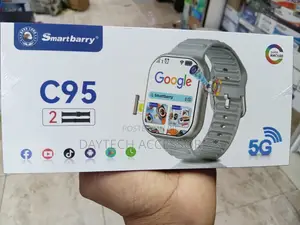 Smartbarry C95 5g Smartwatch – Super Amoled | Dual Sim | Android.